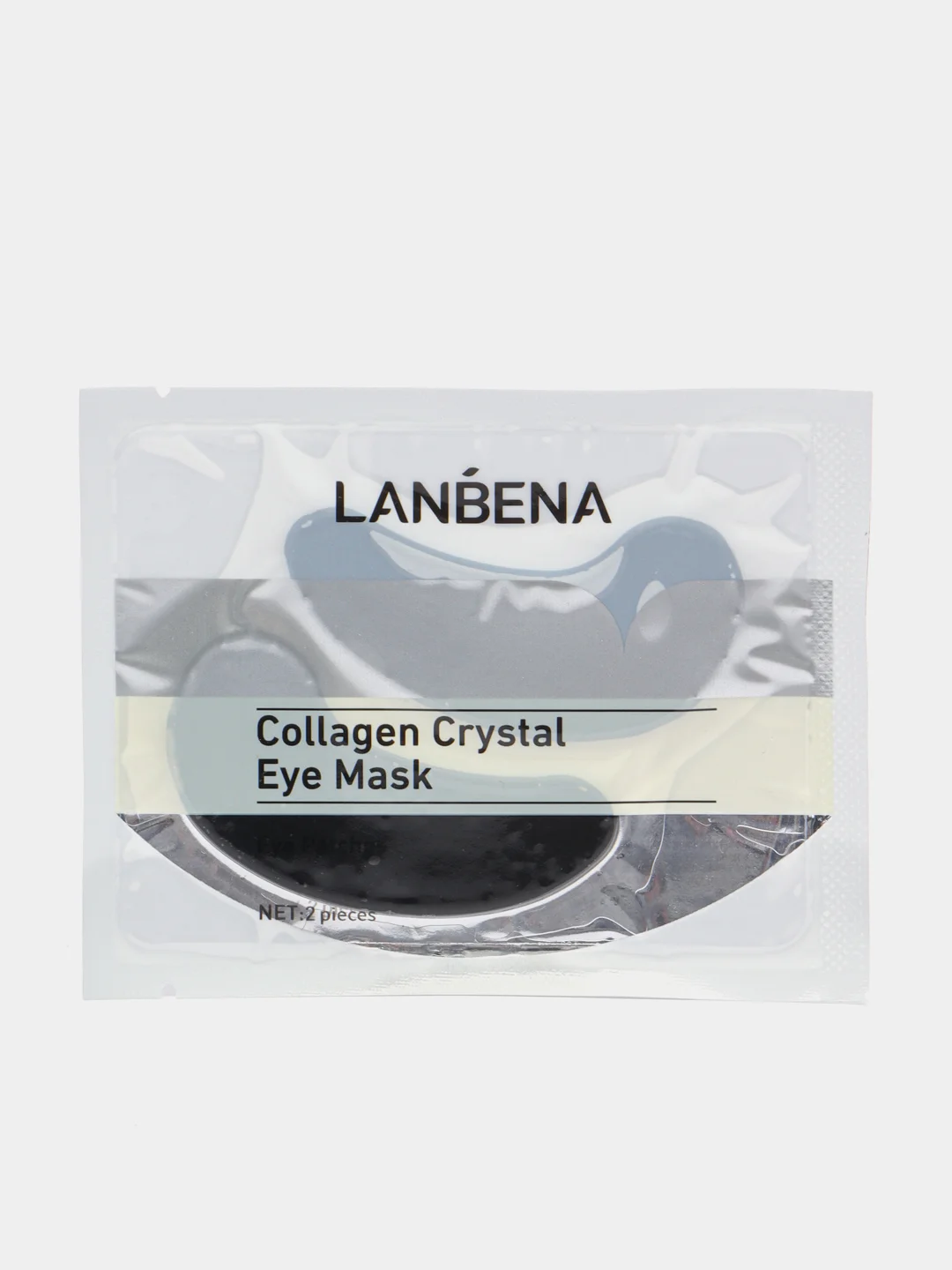 Черный гидрогелевые коллагеновые патчи для глаз Lanbena Collagen Crystal Eye Mask, 1 пара