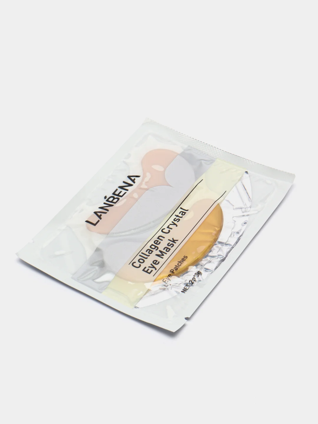 Желтый гидрогелевые коллагеновые патчи для глаз Lanbena Collagen Crystal Eye Mask, 1 пара