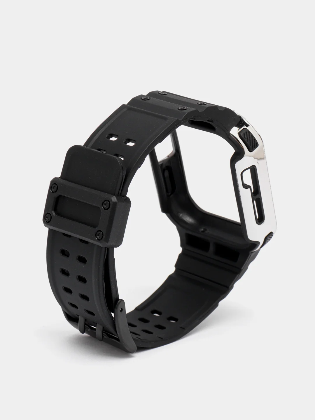 Хром ремешок для Apple Watch, с защитой