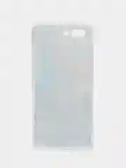 Голубой силиконовый чехол на Honor 10 / Хонор 10 прозрачный, с рисунком, защита камеры