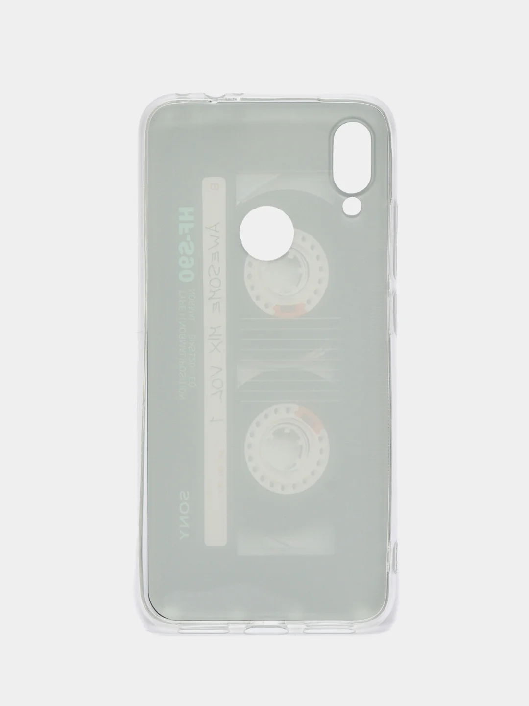 Хром силиконовый чехол на Xiaomi Redmi Note 7 / Сяоми Редми Нот 7 прозрачный, с рисунком