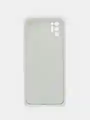 Хаки силиконовый чехол на Tecno Pova 2 / Текно Пова 2 прозрачный, с рисунком, защита камеры