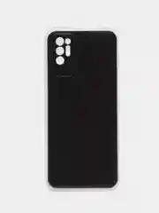 Хаки силиконовый чехол на Tecno Pova 2 / Текно Пова 2 прозрачный, с рисунком, защита камеры