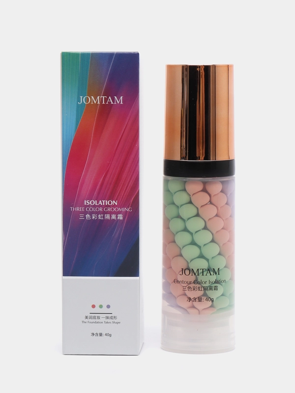 База под макияж Jomtam, трехцветная, 40 грамм
