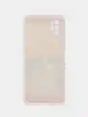 Желтый силиконовый чехол на Tecno Pova 2 / Текно Пова 2 прозрачный, с рисунком, защита камеры