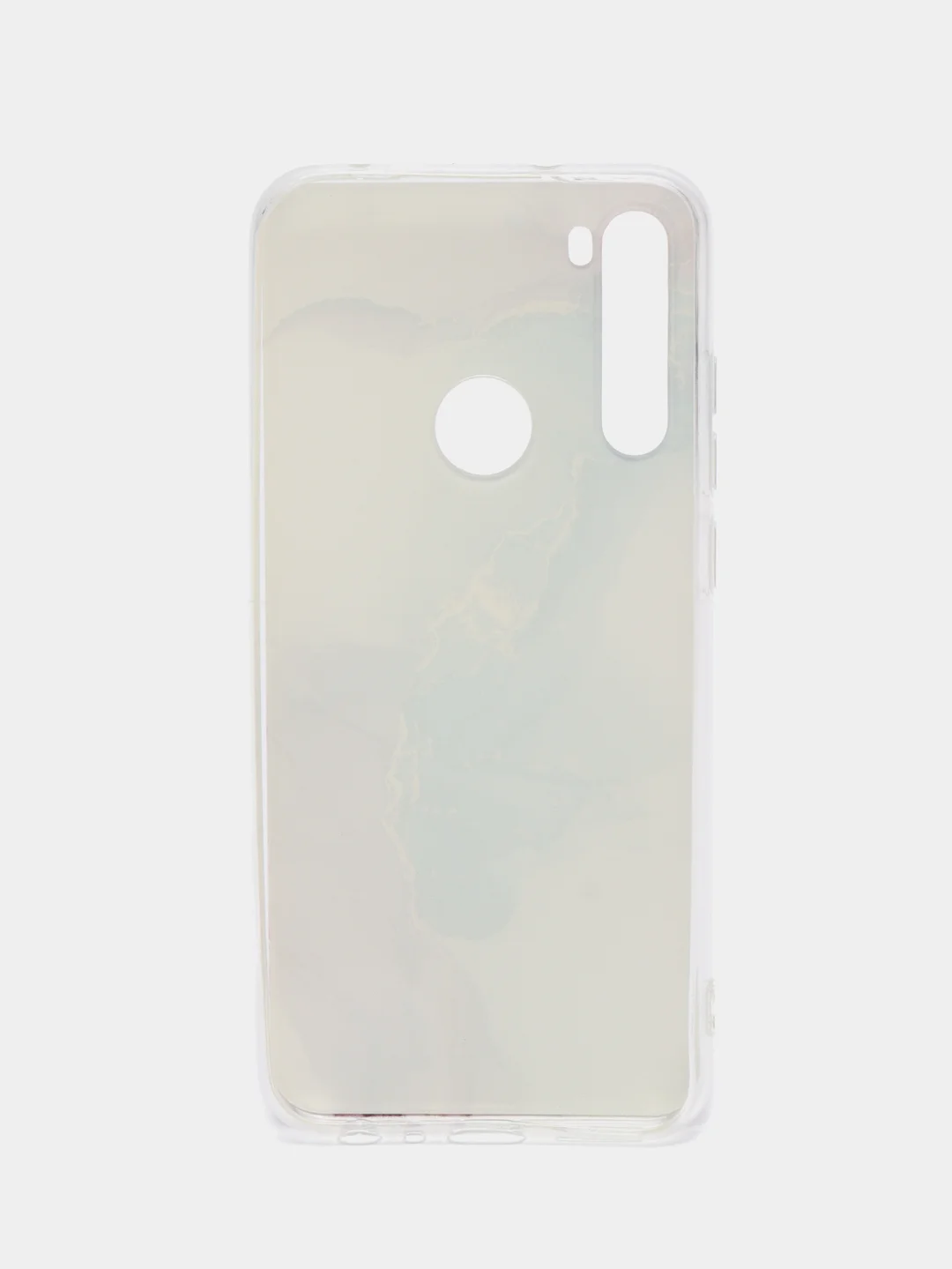 Ледяной силиконовый чехол на Xiaomi Redmi Note 8T / Сяоми Редми Нот 8T прозрачный, с рисунком