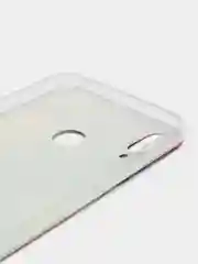Ледяной силиконовый чехол на Honor 8X / Хонор 8Х прозрачный, с рисунком, защита камеры