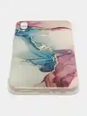 Ледяной силиконовый чехол на Honor 8X / Хонор 8Х прозрачный, с рисунком, защита камеры