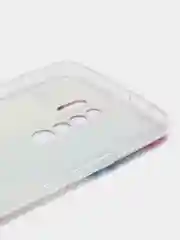 Ледяной силиконовый чехол на Xiaomi Redmi 9 / Сяоми Редми 9 прозрачный, с рисунком, защита камеры