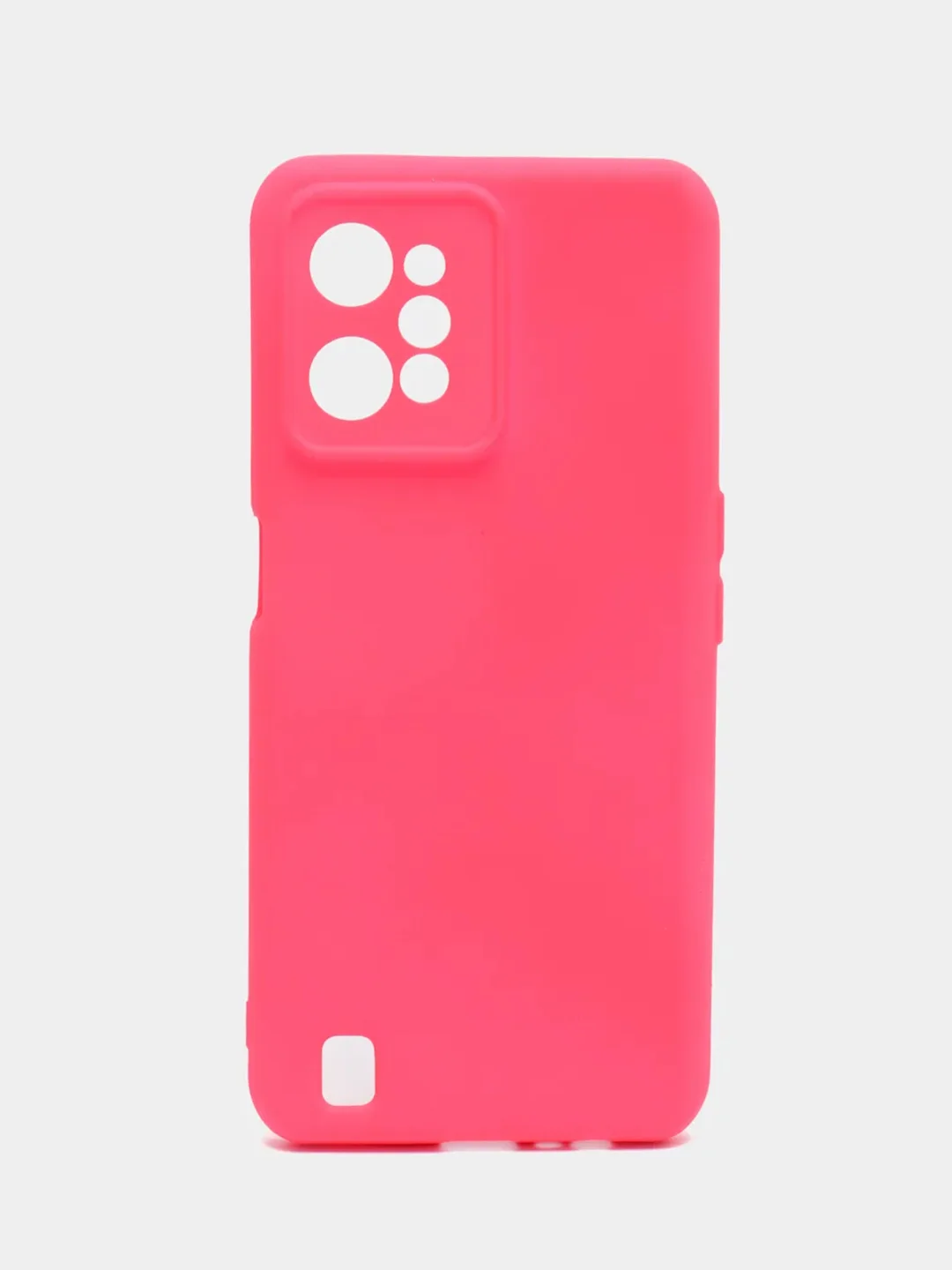 Фуксия чехол Silicone Cover для Realme C31 / Реалми С30 силиконовый