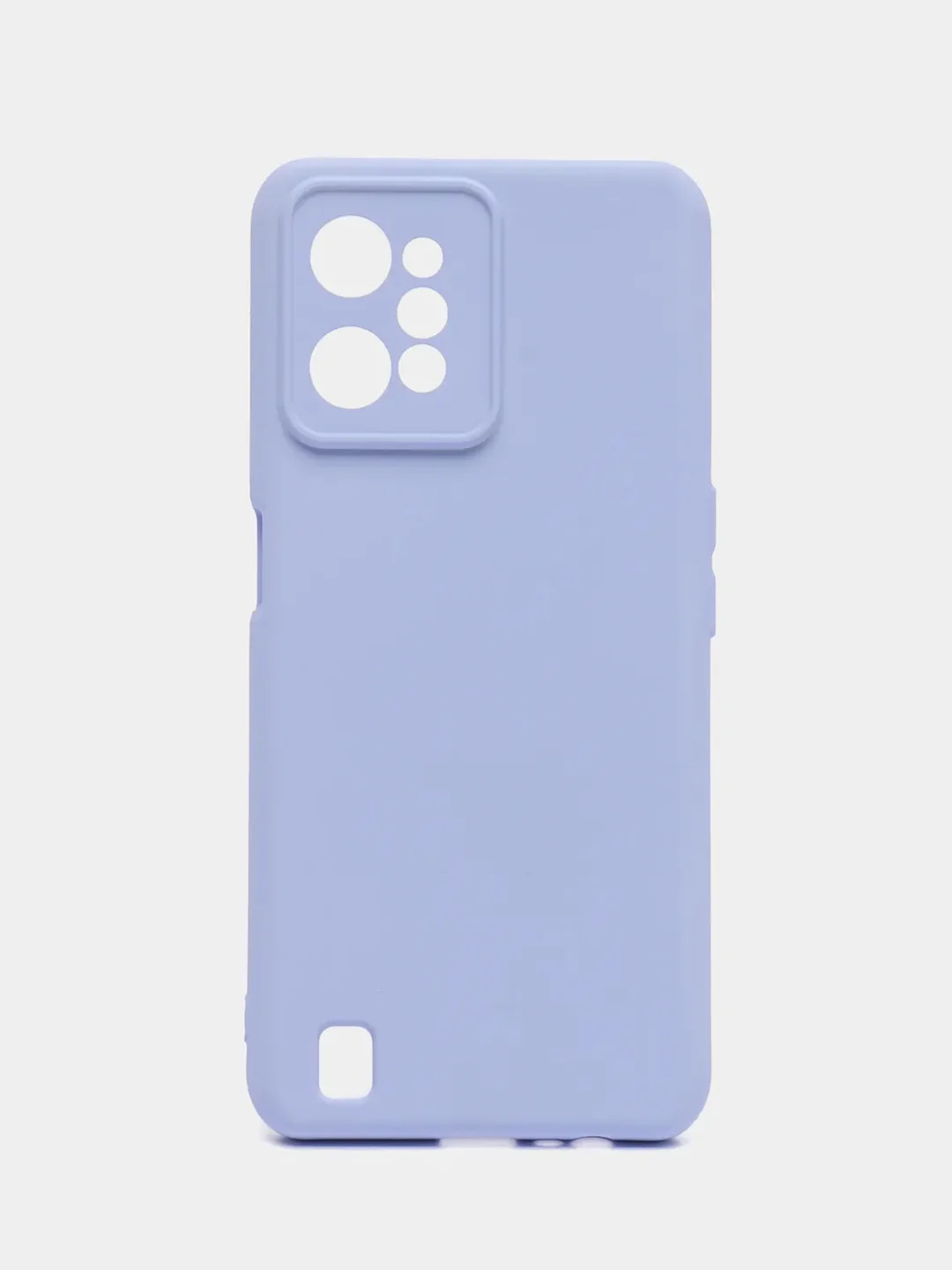 Лавандовый чехол Silicone Cover для Realme C31 / Реалми С30 силиконовый