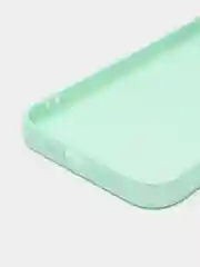 Салатовый чехол для iPhone 11, 12 Pro, 13 Pro, стеклянный, силиконовый, с защитой линзы камеры
