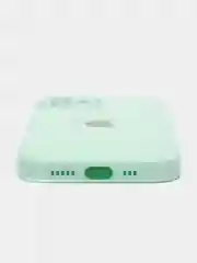 Салатовый чехол для iPhone 11, 12 Pro, 13 Pro, стеклянный, силиконовый, с защитой линзы камеры