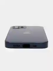 Темно-синий чехол для iPhone 11, 12 Pro, 13 Pro, стеклянный, силиконовый, с защитой линзы камеры