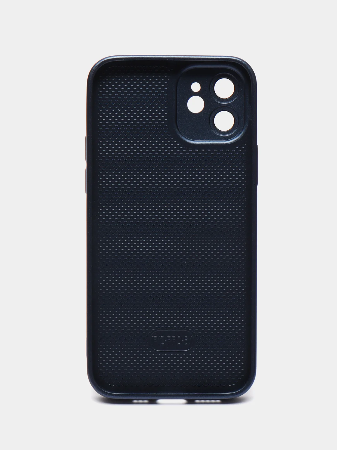 Темно-синий чехол для iPhone 11, 12 Pro, 13 Pro, стеклянный, силиконовый, с защитой линзы камеры
