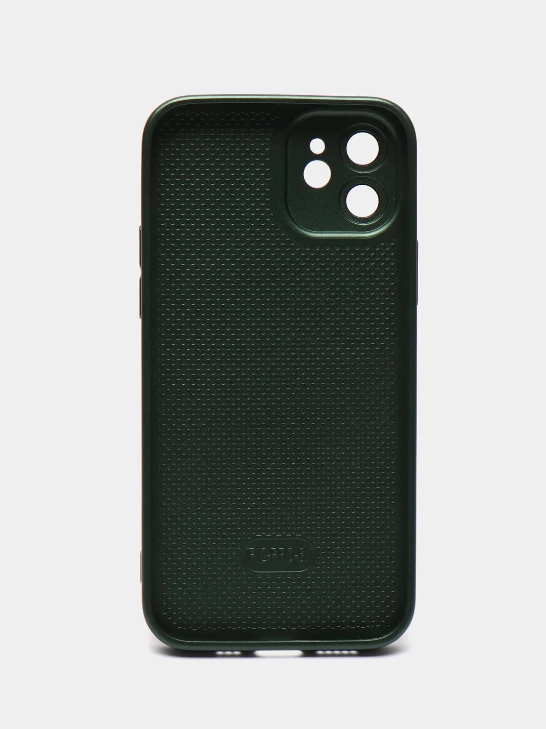 Тёмно-зелёный чехол для iPhone 11, 12 Pro, 13 Pro, стеклянный, силиконовый, с защитой линзы камеры