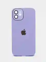Лавандовый чехол для iPhone 11, 12 Pro, 13 Pro, стеклянный, силиконовый, с защитой линзы камеры