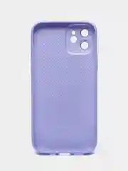 Лавандовый чехол для iPhone 11, 12 Pro, 13 Pro, стеклянный, силиконовый, с защитой линзы камеры