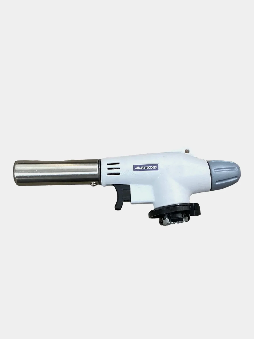 Газовая горелка с пьезоподжигом VertexTools, белая керамика
