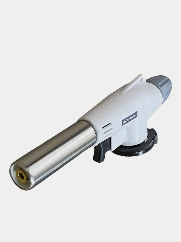 Газовая горелка с пьезоподжигом VertexTools, белая керамика