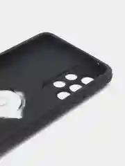 Хром чехол Samsung Galaxy A73, Самсунг А73 5G противоударный с металлической подставкой кольцом