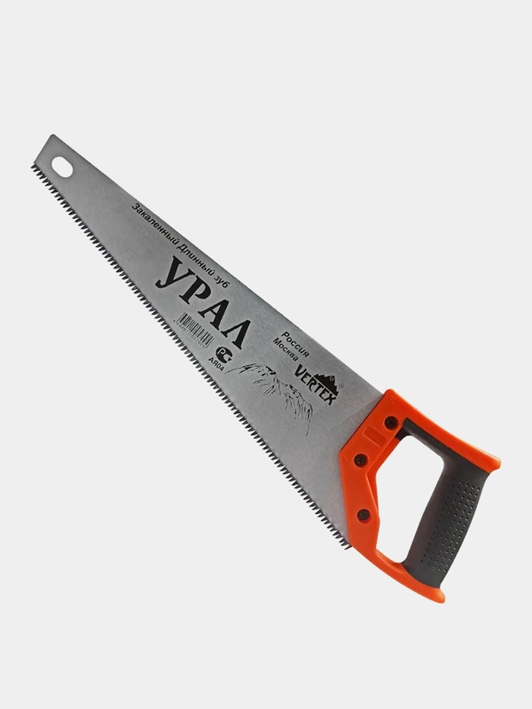 Ножовка по дереву VertexTools "Урал", закаленный длинный зуб, 400 мм