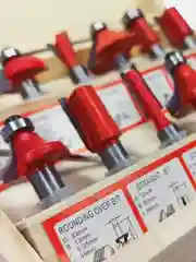 Набор твердосплавных фрез по дереву Vertextools, 12 штук