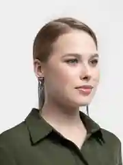 Серый металлик серьги длинные висячие вечерние серебро бижутерия