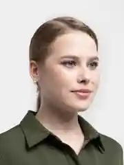 Сережки под золото с жемчугом