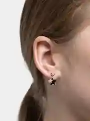 Серьги женские под золото со звездами