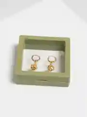Серьги шарики, в золотом цвете
