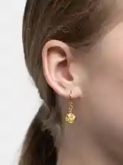 Серьги шарики, в золотом цвете