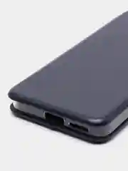 Темно-синий чехол-книжка для Xiaomi Poco X4 Pro, Сяоми Поко Х4 Про