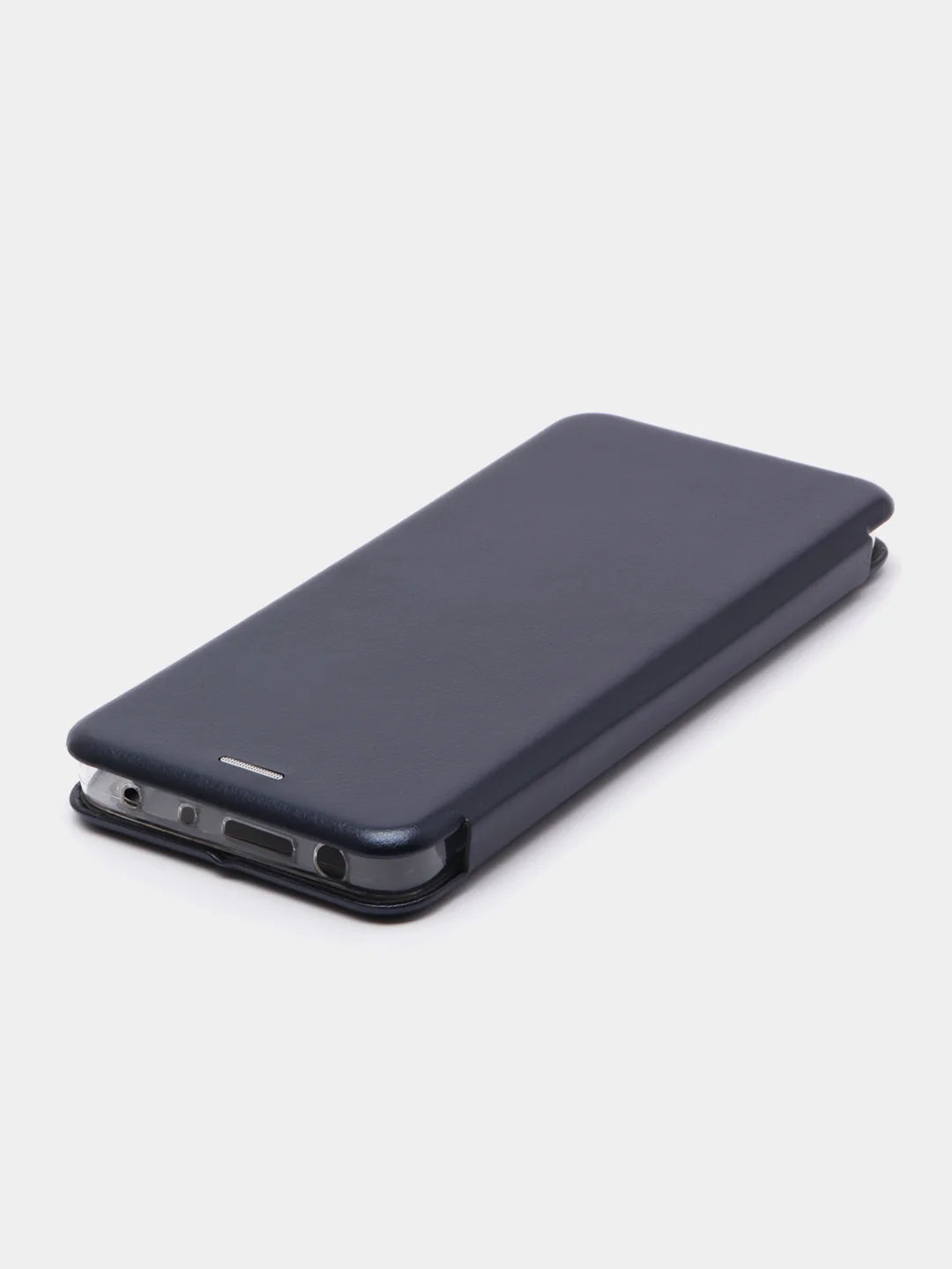 Темно-синий чехол-книжка для Xiaomi Poco X4 Pro, Сяоми Поко Х4 Про