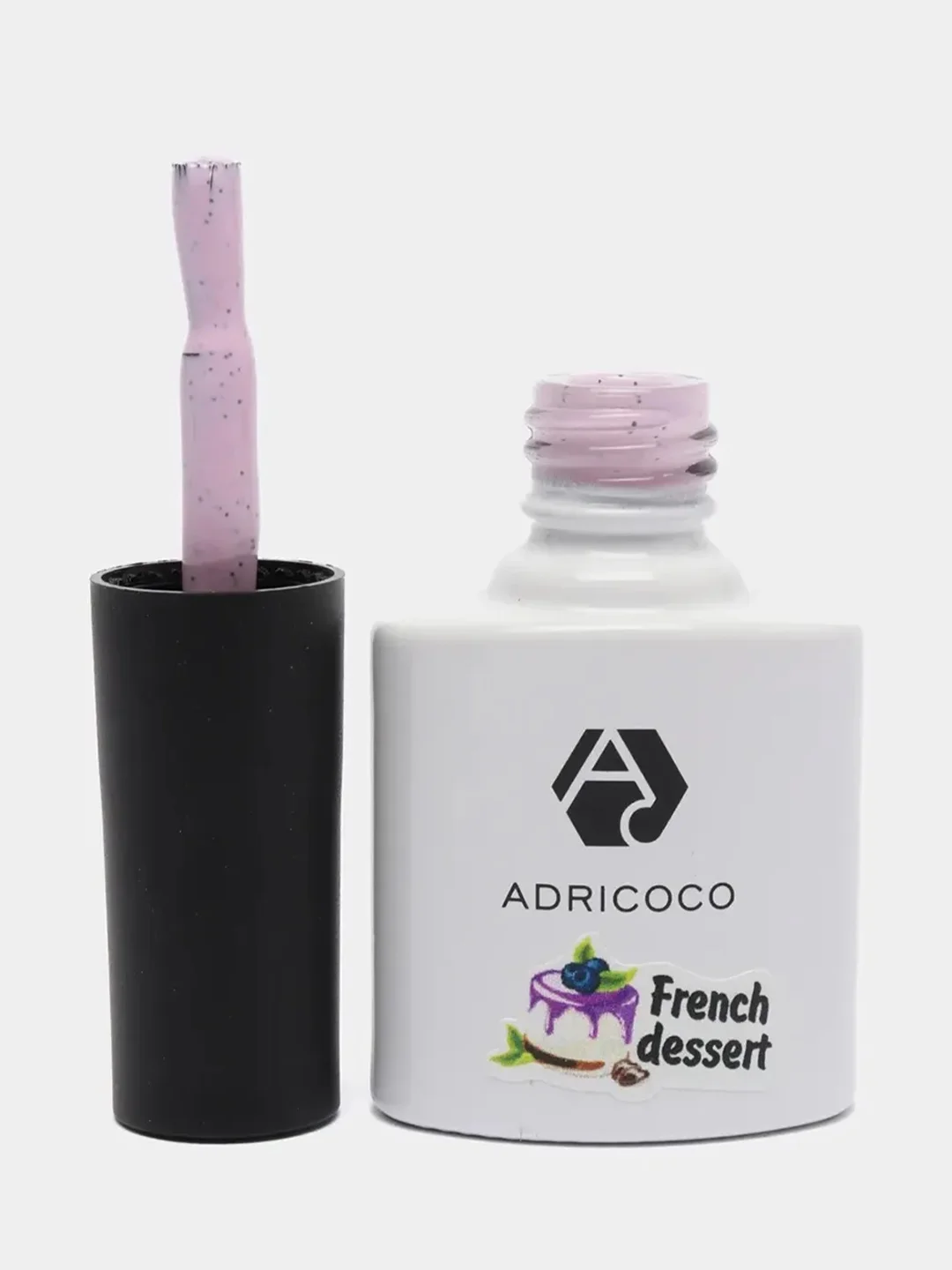 Гель-лак с эффектом перепелиного яйца, Adricoco French Dessert