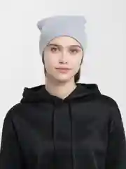 Серый меланж шапка женская