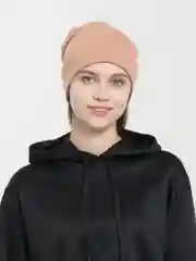 Карамельный шапка женская