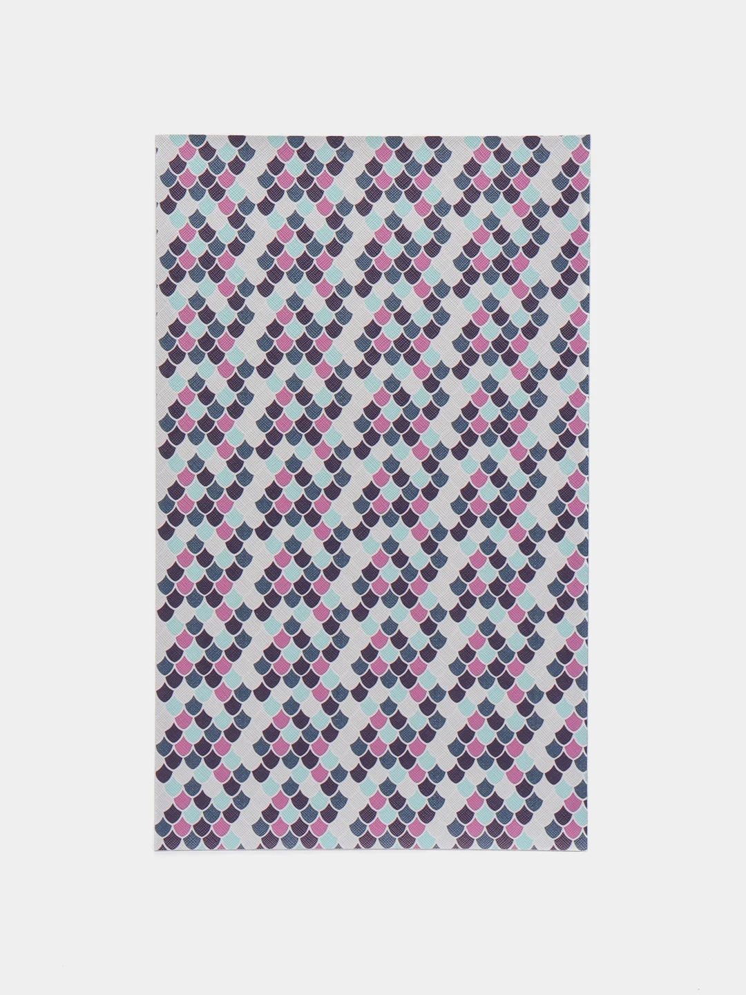 Бирюзовый кожзам "Чешуя", 20*33 см
