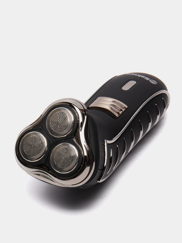 Бритва Sakura SA-5414BK, 3 головки, сухое бритьё
