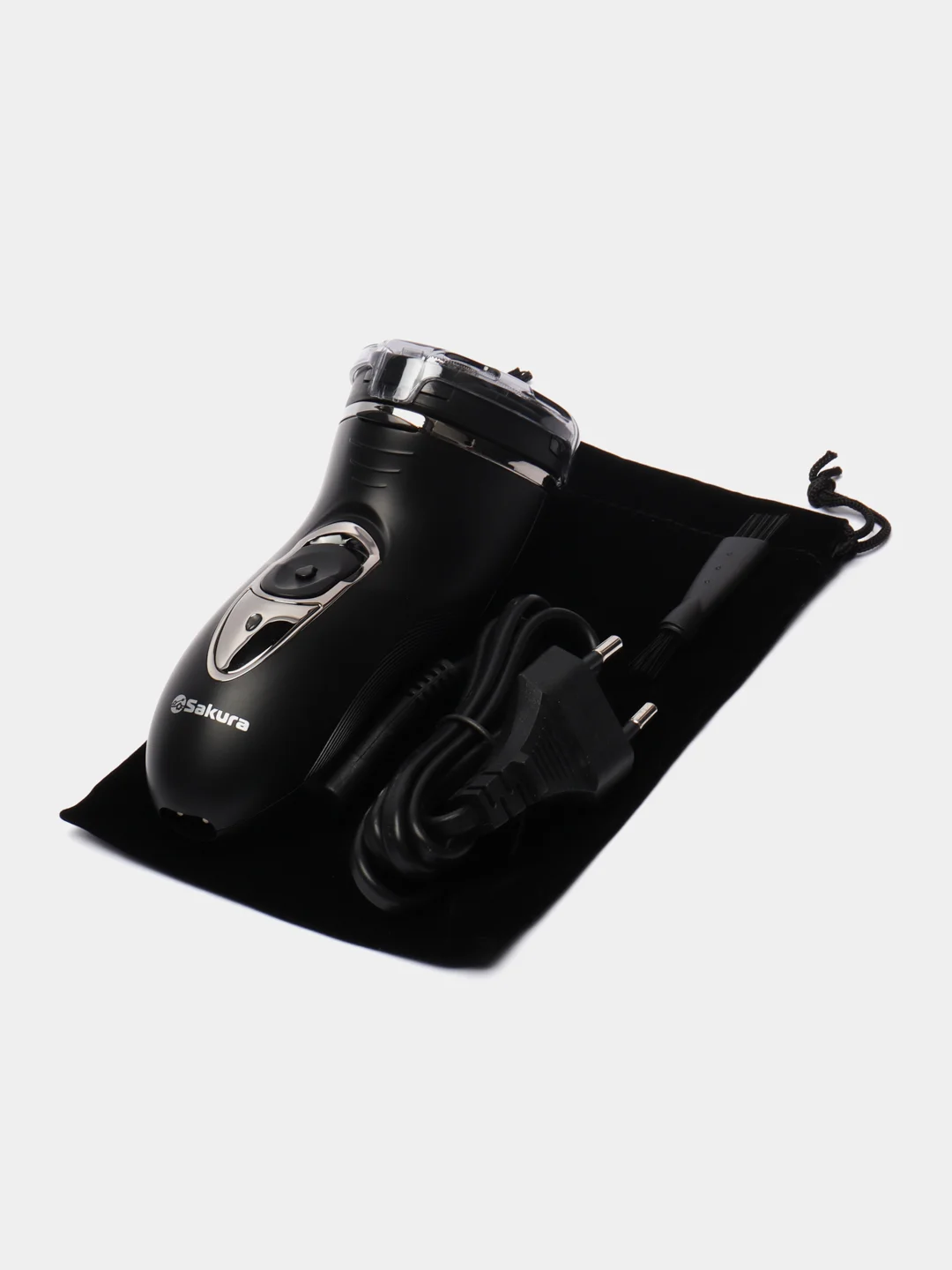 Черный бритва Sakura SA-5410BK, 3 головки
