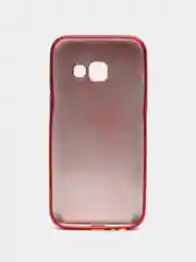Красный cиликоновый чехол на Samsung Galaxy A3(2017)