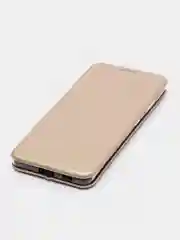 Золотой чехол книжка Samsung Galaxy S21 Ultra, Самсунг Галакси С21 Ультра