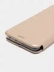 Золотой чехол книжка Samsung Galaxy S21 Ultra, Самсунг Галакси С21 Ультра