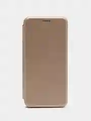 Золотой чехол книжка Samsung Galaxy S21 Ultra, Самсунг Галакси С21 Ультра