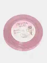 Розовый лента парчовая, 10 мм, 23 м, 4 цвета