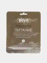 Маска для лица на тканевой основе "Питание", Diva