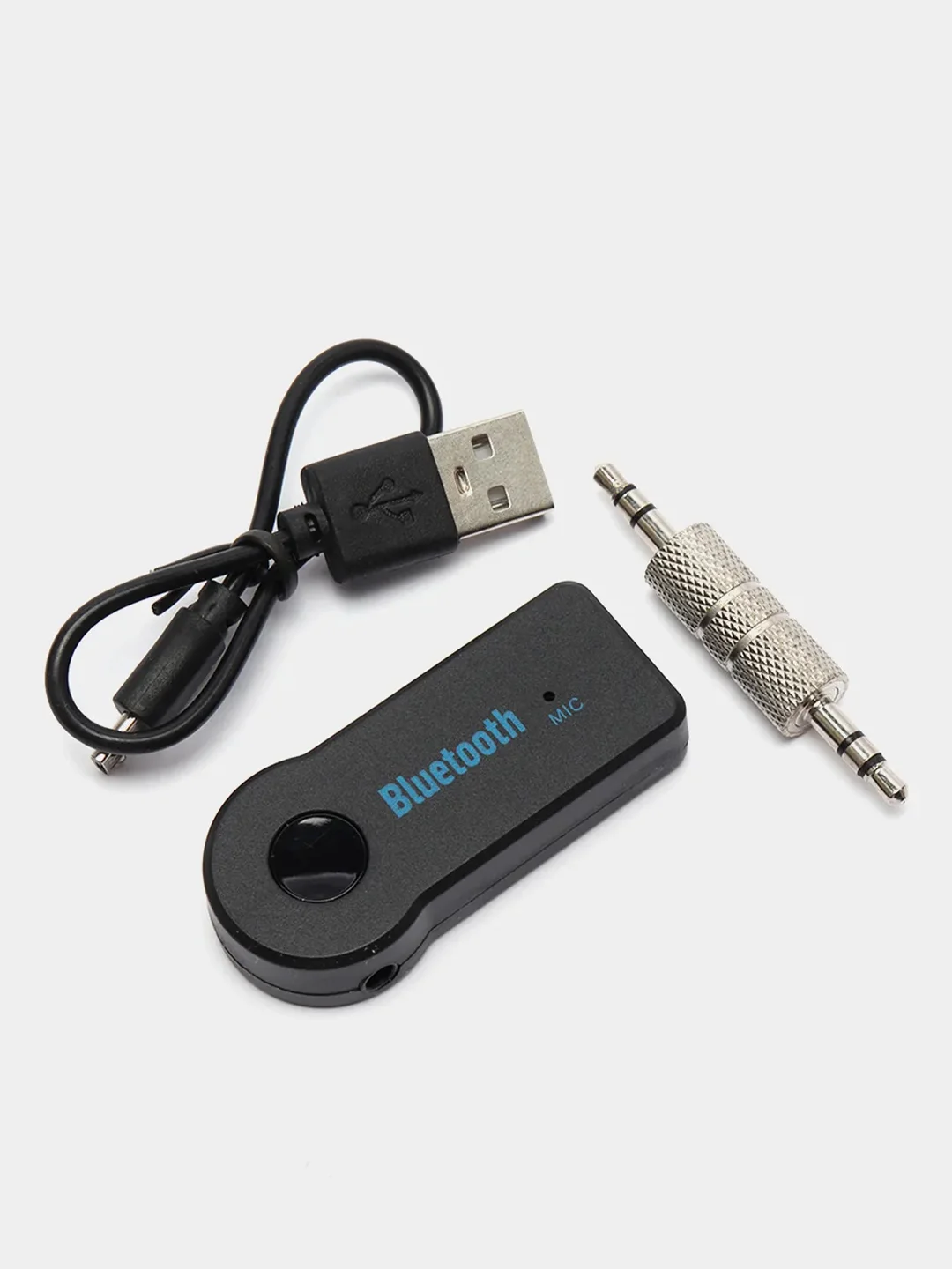Черный bluetooth AUX адаптер 3, 5 мм приемник
