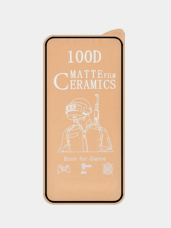 Защитное стекло CERAMIC для Realme C21  C21Y  8i  8  8pro  C11  C3 матовое реалми