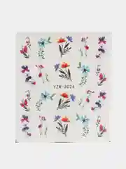 Коралловый меланж слайдеры для дизайна ногтей