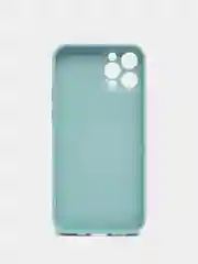 Бирюзовый чехол силиконовый для iPhone 7/8/7 Plus/11/12/13 Pro Max/12 Pro, со стеклянной панелью